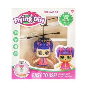 Уцінка. КВАДРОКОПТЕР "FLYING GIRL" (З ФІОЛЕТОВИМ ВОЛОССЯМ) (SV-130)  - Не товарний вигляд