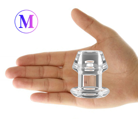 Анальная пробка с насквозным отверстием и крышечкой. Размер М | Зображення 4