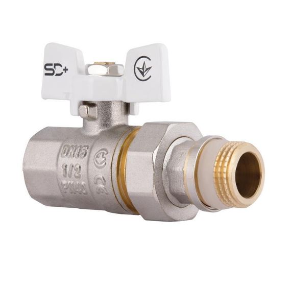 Кран Американка Thermo Alliance Standart с антипротечкой 1/2 PN40 конус   SD900NW15PN40 | Зображення 2