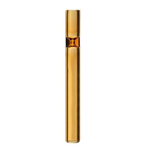 Пипетка Чиллум Стекло 100мм "Chillum Yellow"
