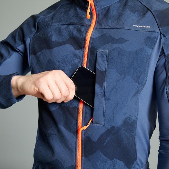 Куртка чоловіча ST 500 для гірського велоспорту синя | Зображення 4