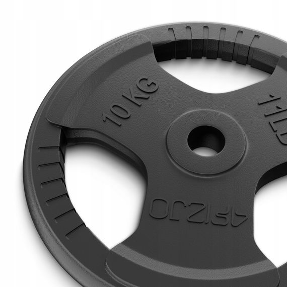 Диск металевий 4FIZJO 2 x 10 кг 26 мм Black (P-5905973401388) | Зображення 7