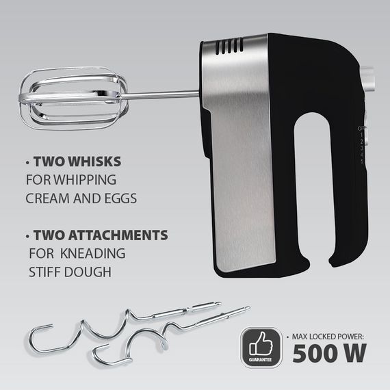 Міксер ручний Maestro MR-504, 500 Вт, для збивання і замішування тіста | Зображення 2