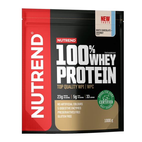 Протеин Nutrend 100% Whey Protein 1000g (White chocolate+coconut)