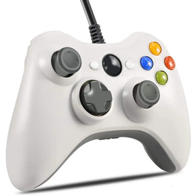Джойстик дротовий геймпад X360 і ПК Controller Білий/Чорний