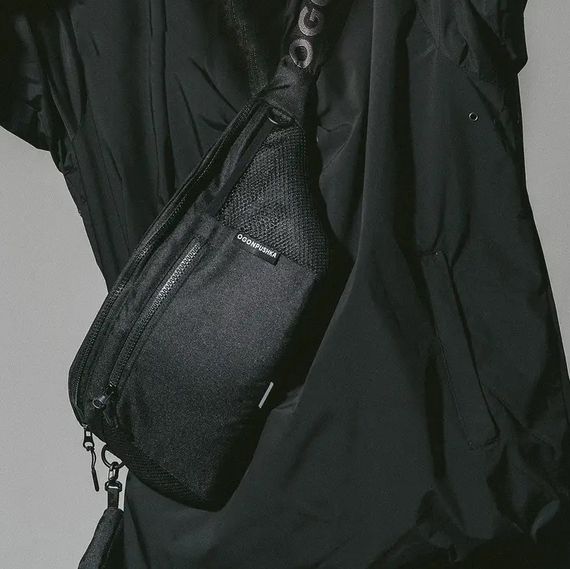 Чоловіча сумка бананка поясна, Зручна чорна бананка, Бананка для хлопців Сумка чорна LZ-66 | Зображення 5