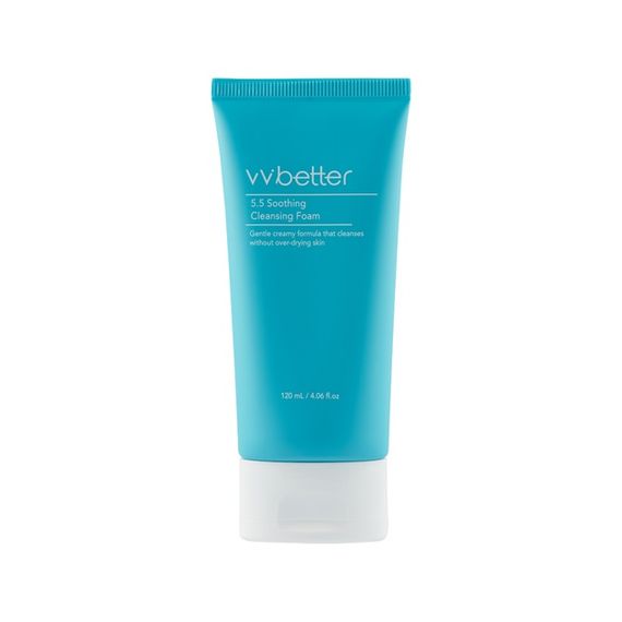 Пінка очищаюча для чутливої шкіри обличчя VVBETTER 5.5 SOOTHING CLEANSING FOAМ (120 ml)