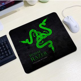 Килимок 200*240 тканинний RAZER 12, товщина 2 мм, колір Black/Green, Пакет