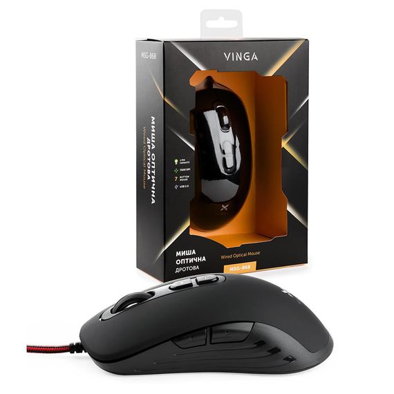 Мишка Vinga MSG-868 Silent black | Зображення 7
