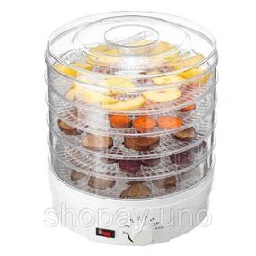 Сушка для фруктів Food Dehydrator 5 секцій Happy Home SX-770 • Сушарка для овочів і фруктів на 5 піддонів