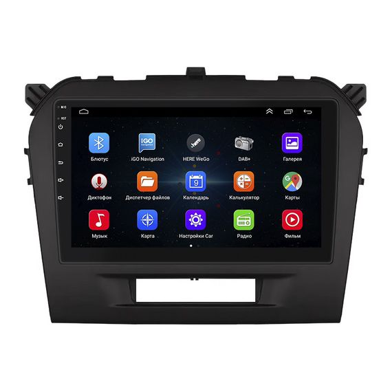Штатная магнитола Lesko для Suzuki Vitara II 2014-2019 экран 9" 1/16Gb Wi-Fi GPS Base | Зображення 1