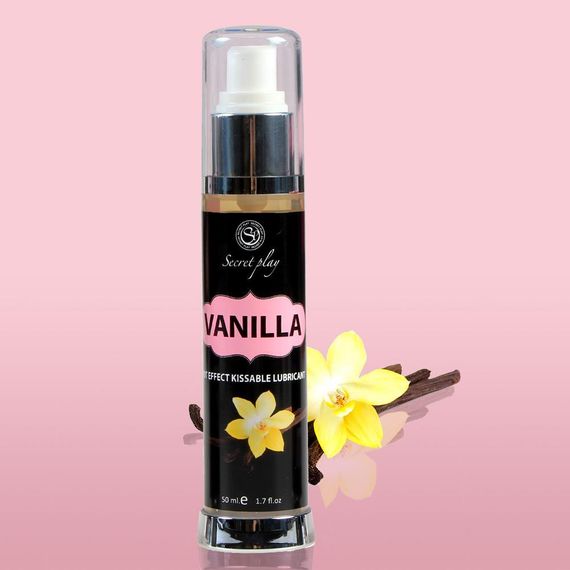 Лубрикант VANILLA HOT EFFECT KISSABLE LUBRICANT 50 ML Sex Aura | Зображення 2