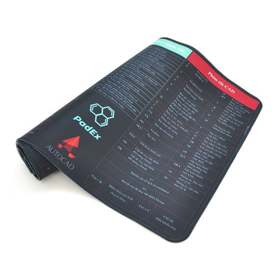 Коврик 300x700 тканевый Shortcut keys-1 с боковой прошивкой, толщина 2мм, Black | Зображення 4