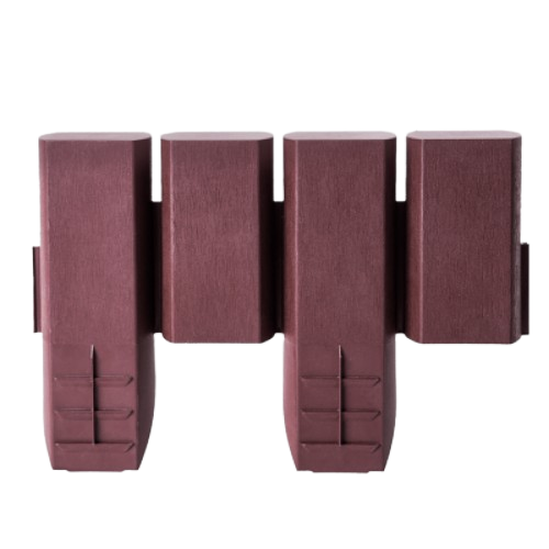 Огорожа для клумб і грядок темно-коричневий Алеана