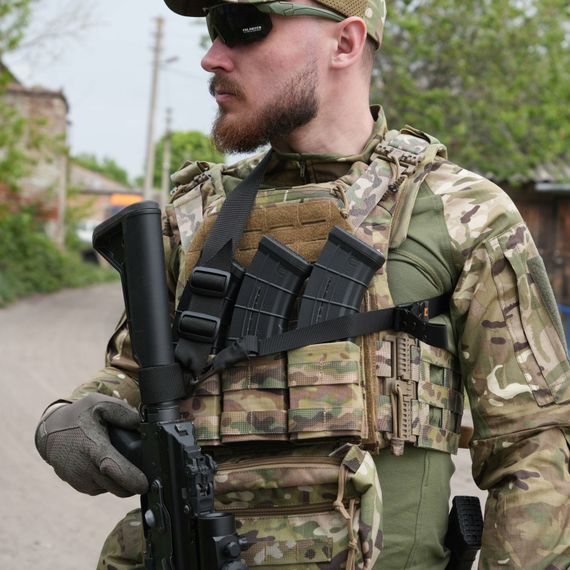 Збройовий ремінь RAGNAROK "TYR" Gen.II (1/2-точковий) з додатковим кріпленням Чорний | Зображення 2