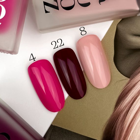 Лак для стемпінгу Crooz №08 (пастельний рожевий) 6мл | Зображення 1