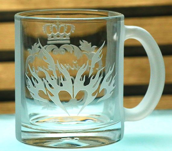 Чашка скляна Донечка з гравіюванням  кружка для доньки подарунок на День народження до свята Іменна чашка | Зображення 3