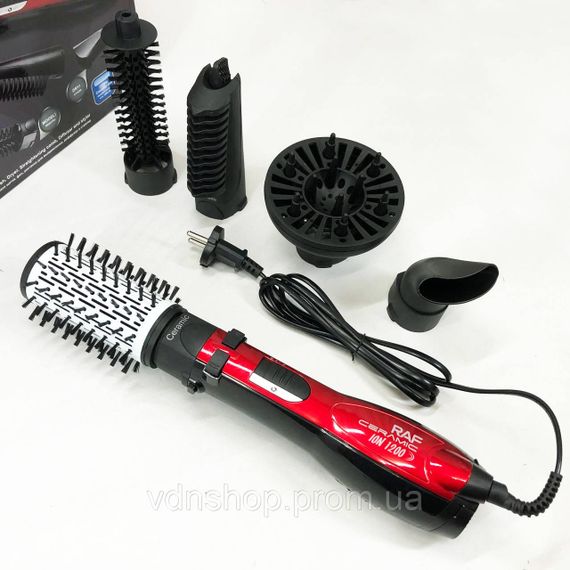 Фен професійний складаний RAF, Щітка сушка для волосся, Фен для волосся з налаштуваннями DO-64 | Зображення 2