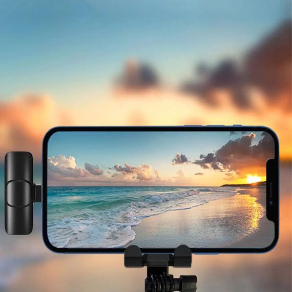 Бездротовий петличний мікрофон для телефона, з Type-C, K8 / Мікрофон петличка з прищіпкою | Зображення 5