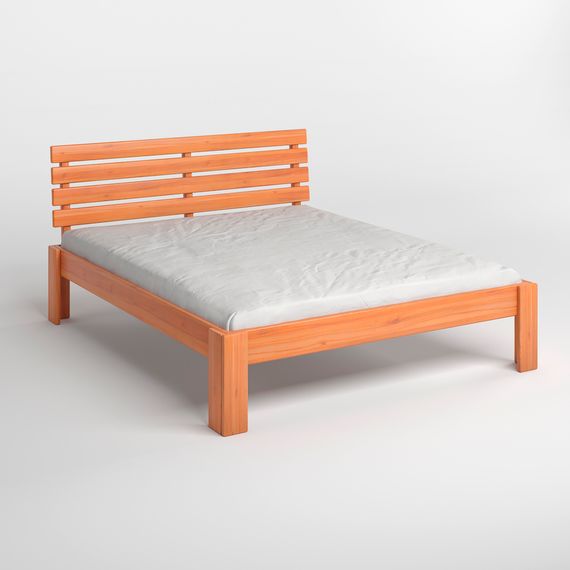 Полуторне дерев'яне ліжко Mebigrand Техас Яблуня 120х190 см (MBG-9711) | Зображення 1