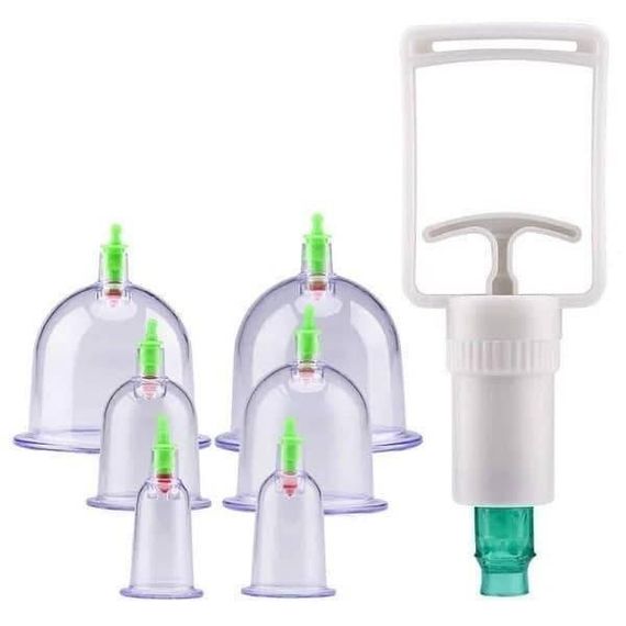 Масажні вакуумні банки для домашньої терапії Pull Out A Vacuum Apparatus 12 шт