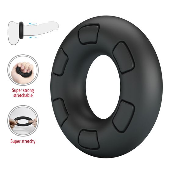 Ерекційне кільце Crazy Bull - Bertram Super Soft Silicone Cock Ring, BI-210247 Sex Aura | Зображення 1