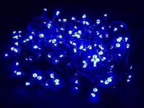 Гірлянда діод 100LED (RD-9028) Синій (чорний дріт)