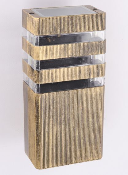 Ліхтар настінний 25418 Золото 23х11х10 см. | Зображення 1