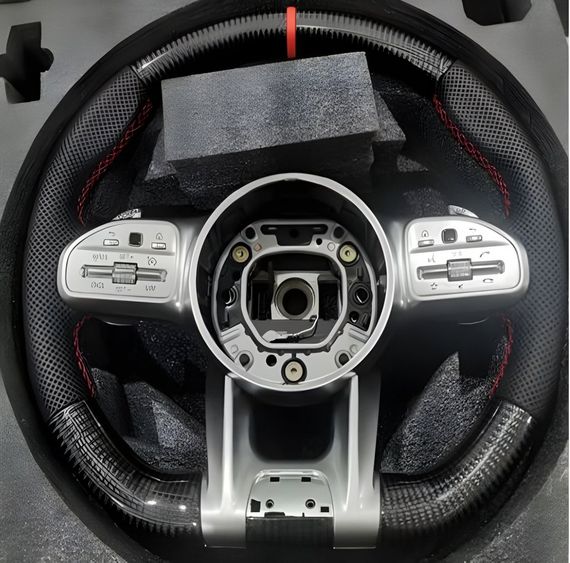 Кермо AMG-Style (для AMG, Карбон -2025 червоний) для Mercedes CL-class C216 2006-2014 рр