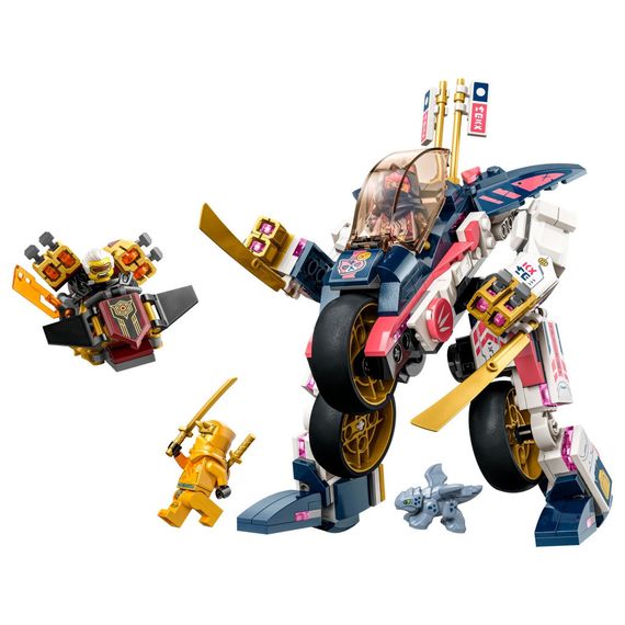 Конструктор LEGO Ninjago Перегоновий робобайк-трансформер Сори 384 деталей (71792) | Зображення 1