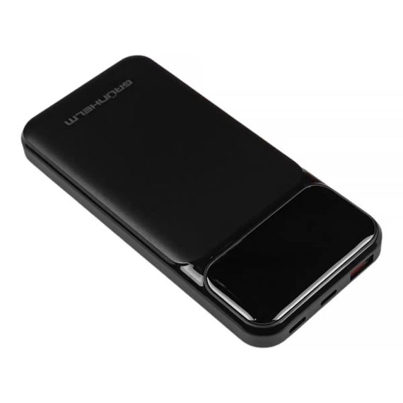 Повербанк GRUNHELM GP-10BQC 10.000 mAh; швидка зарядка 22.5W Чорний shop (6990001375273) | Зображення 1