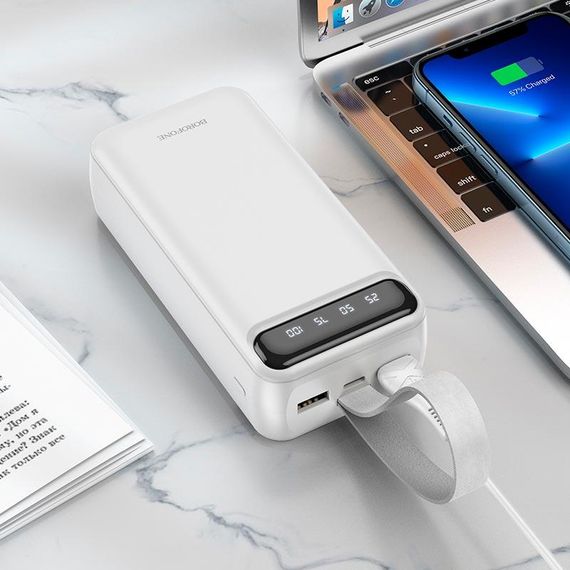 Портативна Батарея Power Bank Borofone BJ14B 30000mAh Powerbank Повербанк Портативное зарядное устройство | Зображення 3