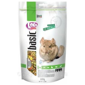 Повнораціонний корм для шиншил Lolo Pets Doypack 600 г LO-70164