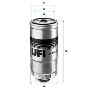 Фильтр топливный UFI 24.408.00 - Топ Продаж!