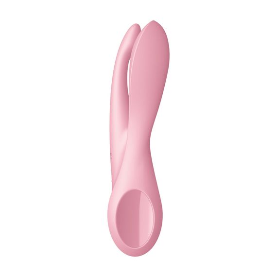 Кліторальний вібратор Satisfyer Threesome 1 Pink з трьома гнучкими пальчиками | Зображення 2