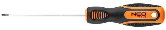 Викрутка Neo Tools 04-182 Викрутка, хрестова, PZ0 x 100 мм, CrV (04-182)
