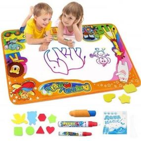 Дошка для малювання водними маркерами дитяча Різнобарвна з персонажами