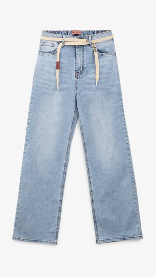 Джинси палаццо жіночі  1006 38 Блакитний shop (2000999509216)