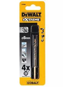 Свердло по металу DeWalt EXTREME INDUSTRIAL COBALT HSS-CO 5 мм (DT4906)