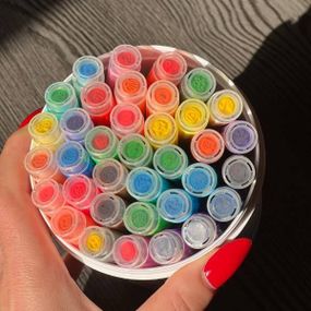 Маркеры акварельные 36шт с печаткой в белом ведре Water color pen 638-36