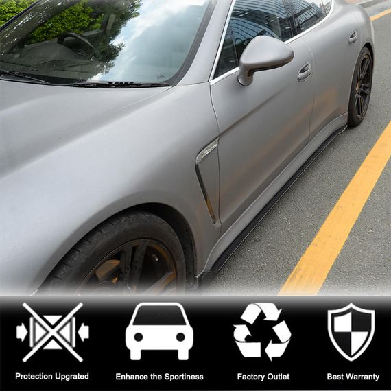 Боковые Пороги V2 (2009-2013, Карбон) для Porsche Panamera | Зображення 1