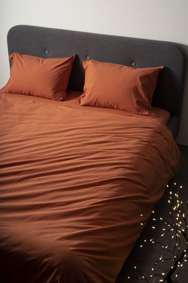 Комплект постільної білизни SoundSleep Stonewash Adriatic Orange євро цегляний (92670587) | Зображення 2