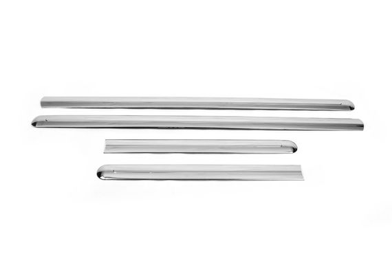 Молдинги на двери (4 шт, нерж.) Длинная, Carmos - Турецкая сталь для Ford Connect 2010-2013 гг | Зображення 3