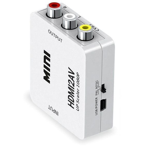 Конвертер видео с цифрового HDMI в аналоговый AV сигнал с поддержкой 1080P разрешения Addap HDMI2AV-01 | Зображення 2