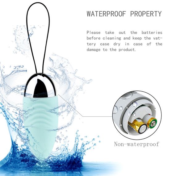 Вагінальне віброяйце з пультом ДК "Gladiator", 10 режимів вібрації, колір м'ятний sexstyle | Зображення 5