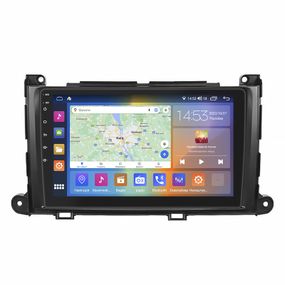 Штатная магнитола Lesko для Toyota Sienna III 2010-2014 IPS 9" 4/64Gb CarPlay 4G Wi-Fi GPS Prime