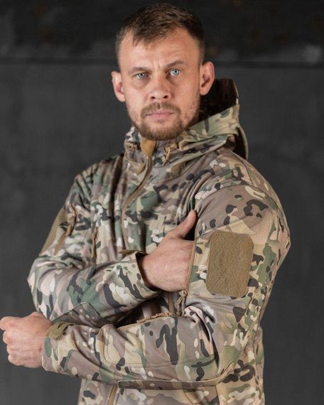 Весняна тактична куртка Soft Shell Silver Knight Windstoper мультикам ОР1234 | Зображення 6