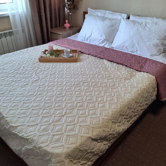 Покривало SoundSleep Soft Dream двостороннє 220х240 см рожево-ванільне (94395822) | Зображення 4
