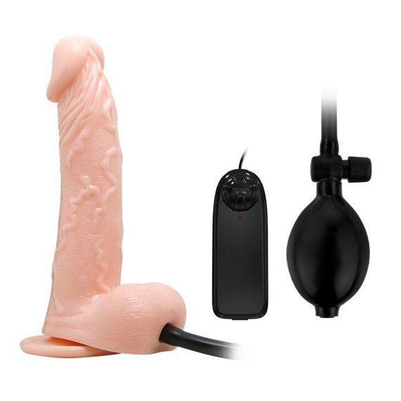Вібратор на присосці, що розширюється INFLATABLE, BW-008067AQ Sex Aura | Зображення 1