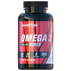 Омега для спорту Vansiton Omega 3 60 Caps